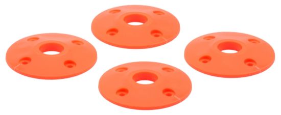 Scuff Plate Plastic Fluorescent Orange 4pk