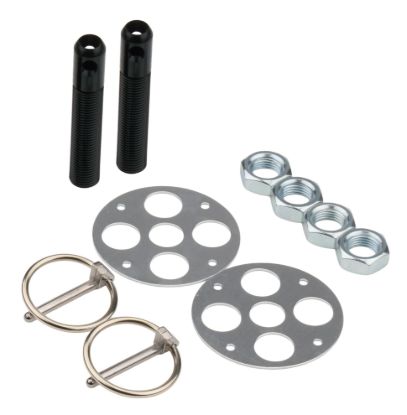LW Alum Hood Pin Kit 1/2in Black