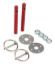 Alum Hood Pin Kit 3/8in Red