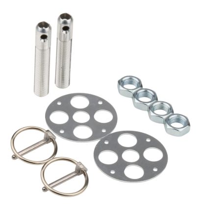 LW Alum Hood Pin Kit 1/2in Silver