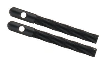 Aluminum Hood Pins 3/8in Black 2pk