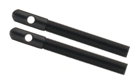 Aluminum Hood Pins 3/8in Black 2pk
