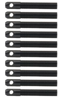 L/W Aluminum Hood Pins 3/8in Black 10pk