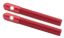 Alum Hood Pins 1/2in 1/4in Holes Red 2pk