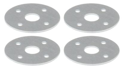 Scuff Plate Aluminum 3/8in Hole 4pk
