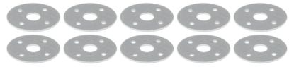 Scuff Plates Aluminum 3/8in Hole 10pk