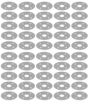 Scuff Plate Alum 3/8in Hole 50pk