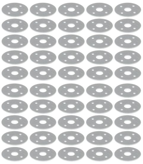 Scuff Plate Alum 3/8in Hole 50pk