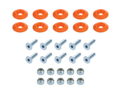 Countersunk Bolt Kit Orange 10pk