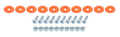 Countersunk Bolt Kit Fluorescent Orange 10pk