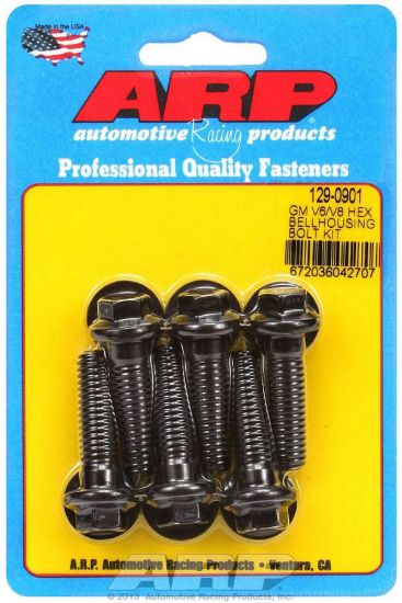 Bellhousing Bolt Kit - 6pt. GM V6/V8