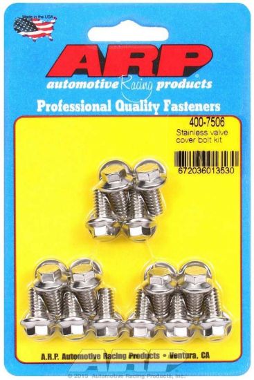S/S Valve Cover Bolt Kit 1/4in- 20 6pt. (14)