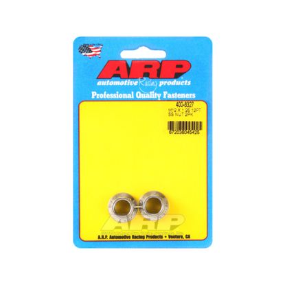 12mm X 1.25 S/S Nut Kit 12pt 2pk