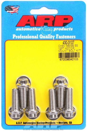 Motor Mount Bolt Kit 12pt. Chevy