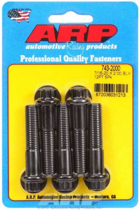 7/16-20 x 2.000 12pt Bolt Kit 5pk