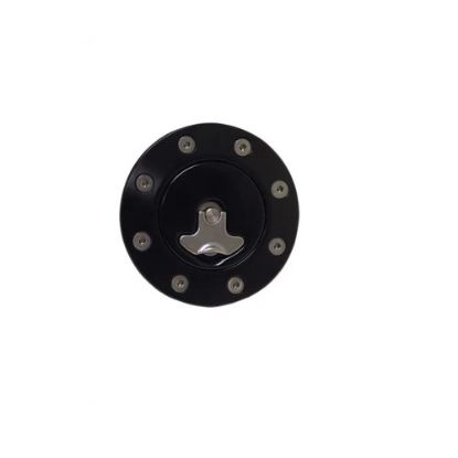 Universal Billet Locking Gas Cap Black