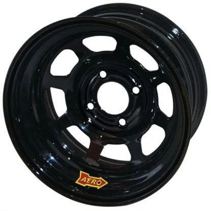 Wheel 15x7 4x4.25 1in BS Black