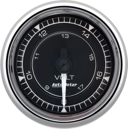 2/16 Chrono Chrome Gauge Voltmeter 18-Volt