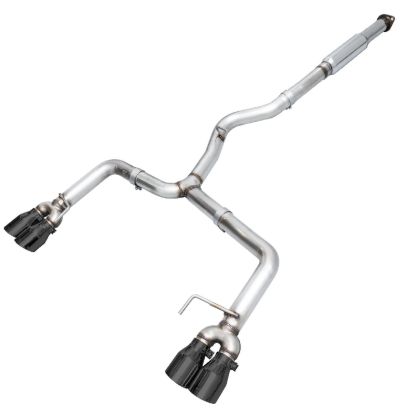 Subaru WRX STI Exhaust Quad Black Tips
