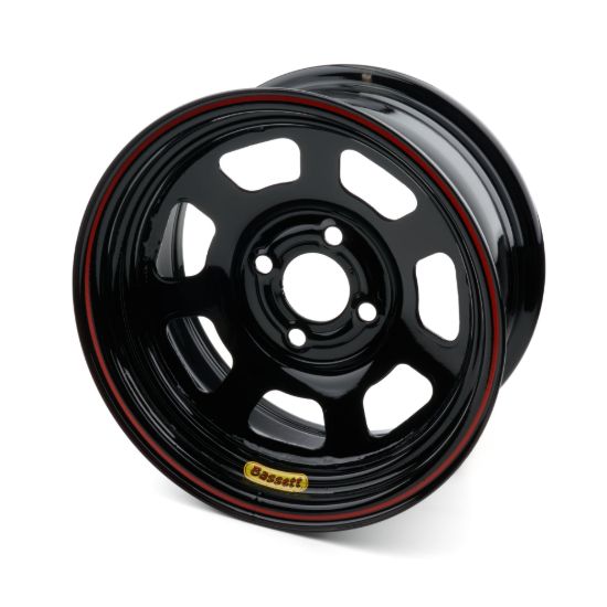 Wheel 14x7 D-Hole 4x4.25in 3.5in BS Black