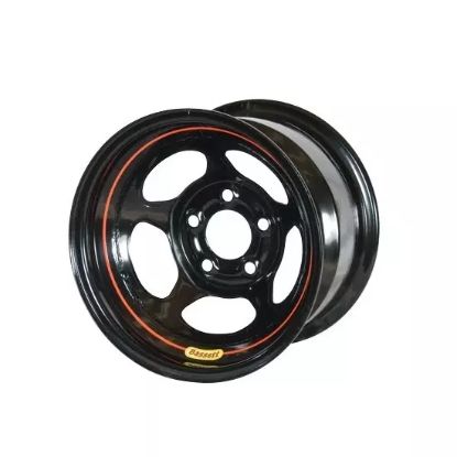 Wheel 15in x 10in 2in BS 5x5 Black Inertia