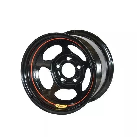 Wheel 15in x 10in 2in BS 5x5 Black Inertia