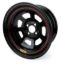 Wheel 15x7 4x4.25 2in BS D-Hole Lite Black
