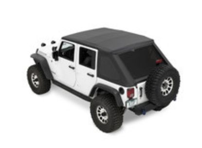 07-18 Jeep Wrangler JK Ascent Soft Top Black