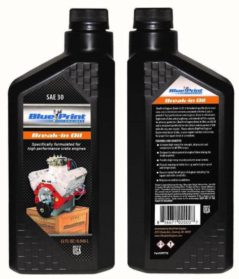 Crate Eng Break In Oil SAE30 Quart