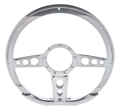 Steering Wheel 14in D- Shape Trans Am Polished