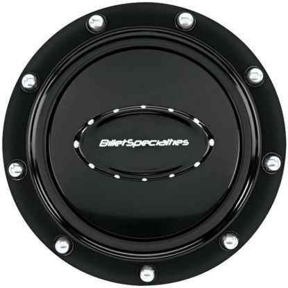 Horn Button Riveted Black Anodized