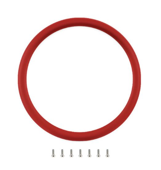 Half Wrap Ring 15.5in Red Leather