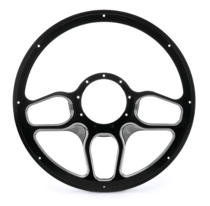 Steering Wheel 1/2 Wrap 14in Win Lite Black