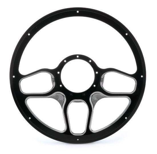 Steering Wheel 1/2 Wrap 14in Win Lite Black
