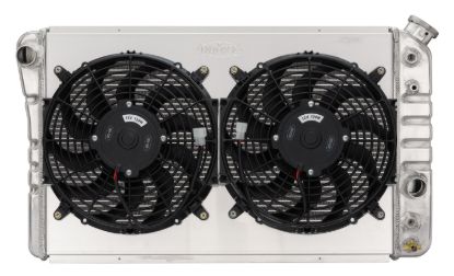 84-90 Corvette Radiator w/ Dual 12in Fan Kit