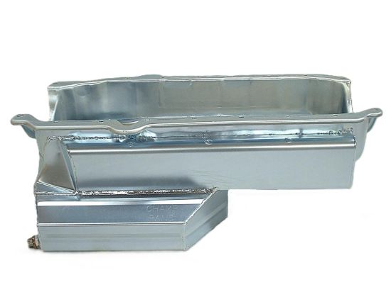 SBC CT 8qt Oil Pan Steel w/Kick-Out 86-03
