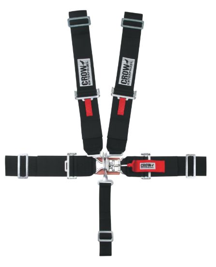 5-Pt Harness Small Latch Blk Wrap Around Pull Dow