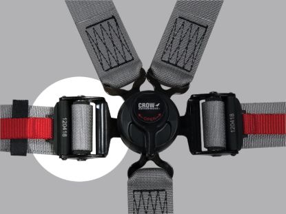 Harness Adjuster 2in Alum Black Pair