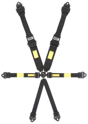 Enduro Harness 6 Point Quick Change Hans Blk