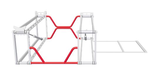 Lift Race Car XO Series Kit Blue