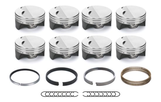 LSX FT Piston Set 4.125 Bore -4.8cc 12-Degree