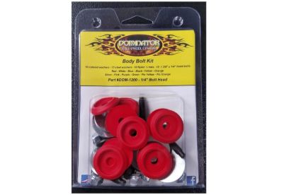 Body Bolt Kit Red Hex Head