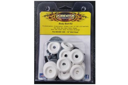 Body Bolt Kit White Hex Head
