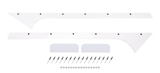 Pillar A Pair Late Model White