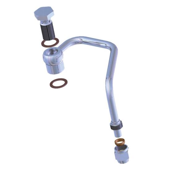 Hardline Pressure Tube w/Banjo Bolt