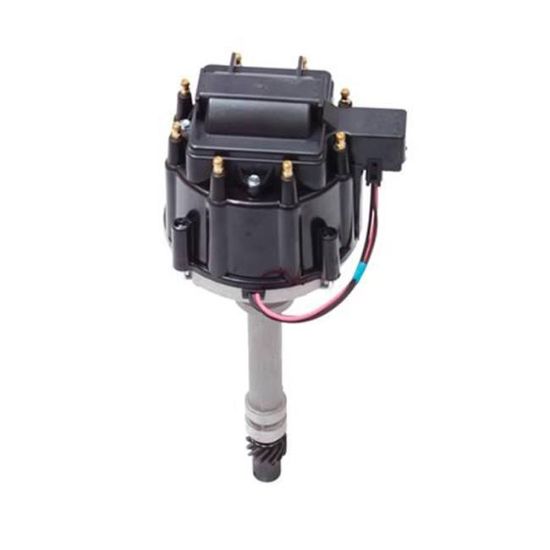 Distributor Cap Black Chevy Inline 6 Cylinder