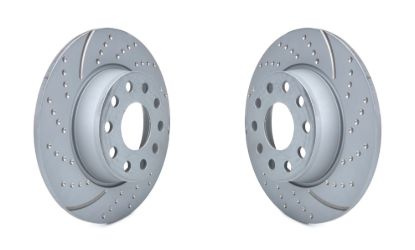 Brake Rotor Kit Turbo Rear Volkswagen Golf