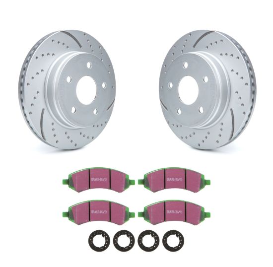 Brake Rotor & Pad Kit Greenstuff Durango