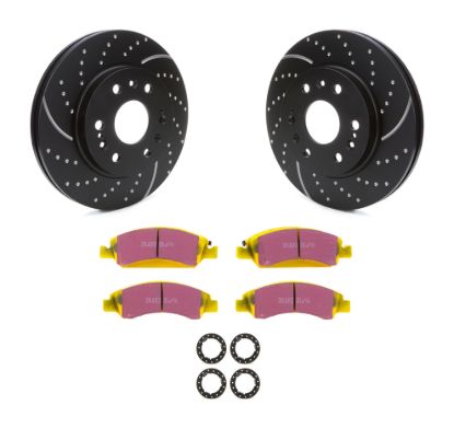 Brake Rotor & Pad Kit Yellowstuff GM Truck/SUV