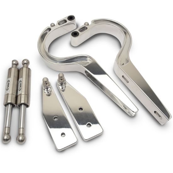 Billet Trunk Hinges Polished